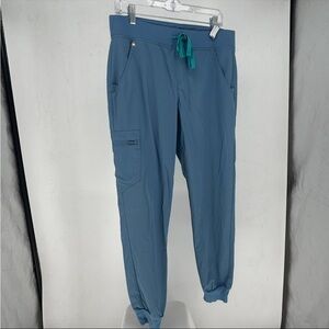 FIGS Women's Zamora Joggers Size Medium In Cool Blue